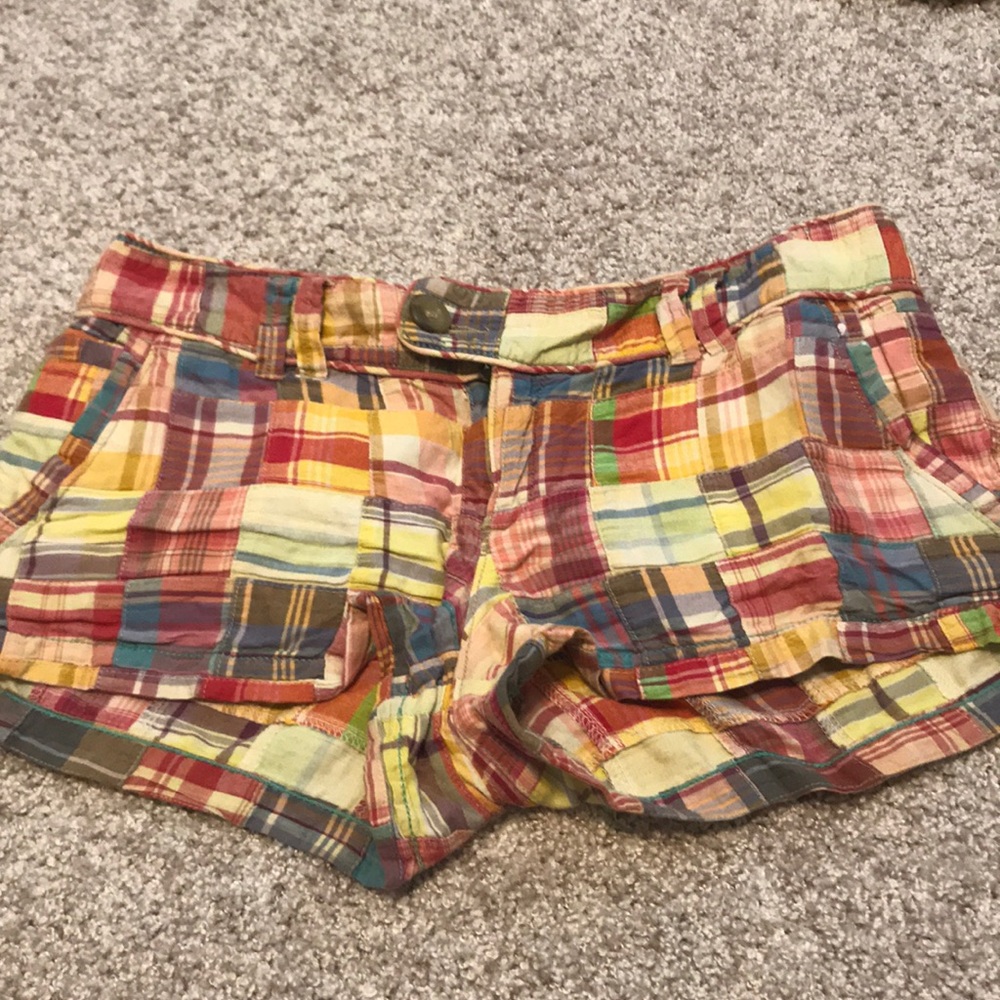 Plaid shorts